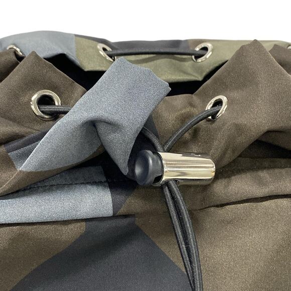 Prada Backpack 2VZ062 Dark Green Black Multi main image 3